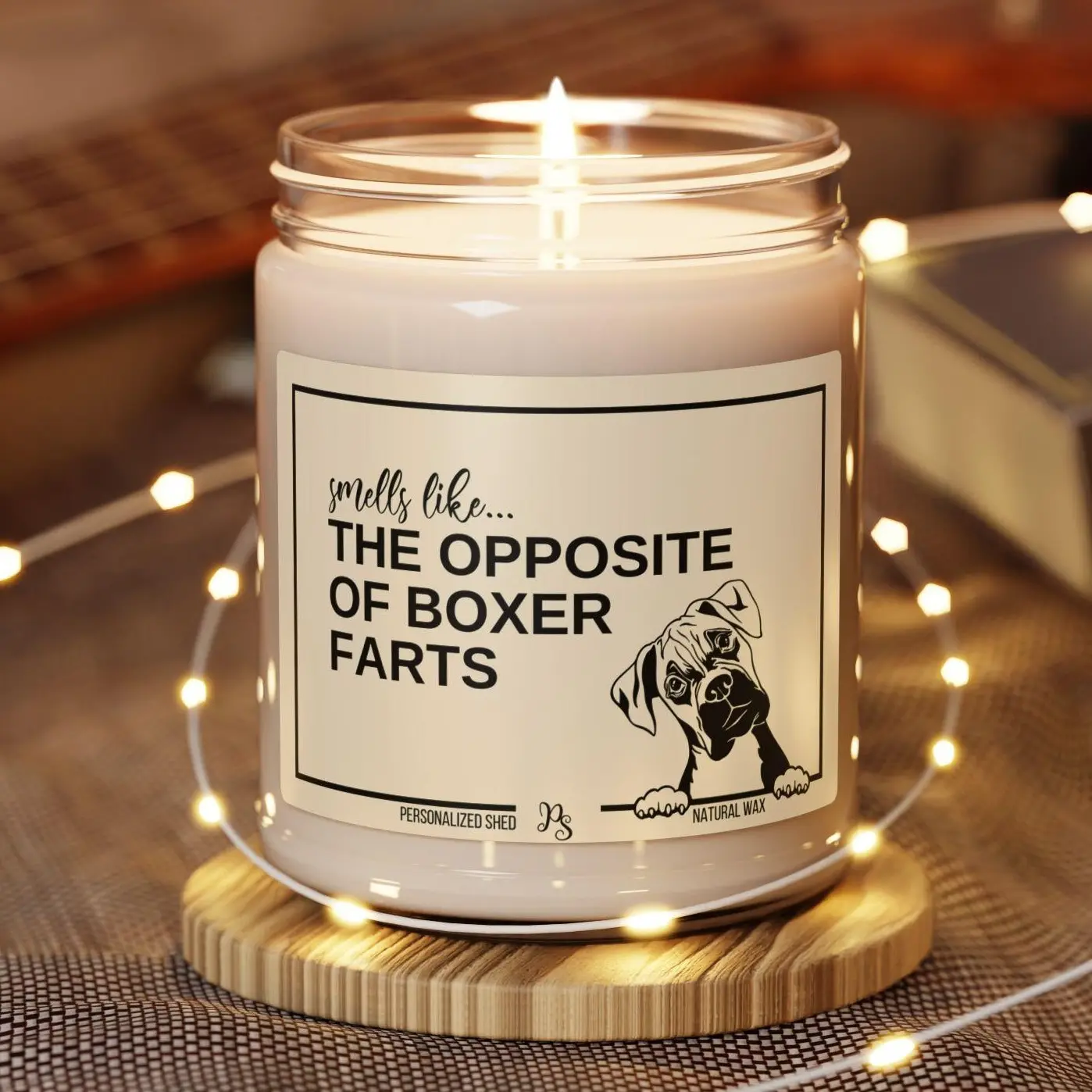 Boxer Dog Gifts, Funny Boxer Gift, Boxer Candle, Boxer Mom Gift, Unique Gift for Boxer Owner, Boxer Lover Gift, Christmas Gift,Birthday Gift