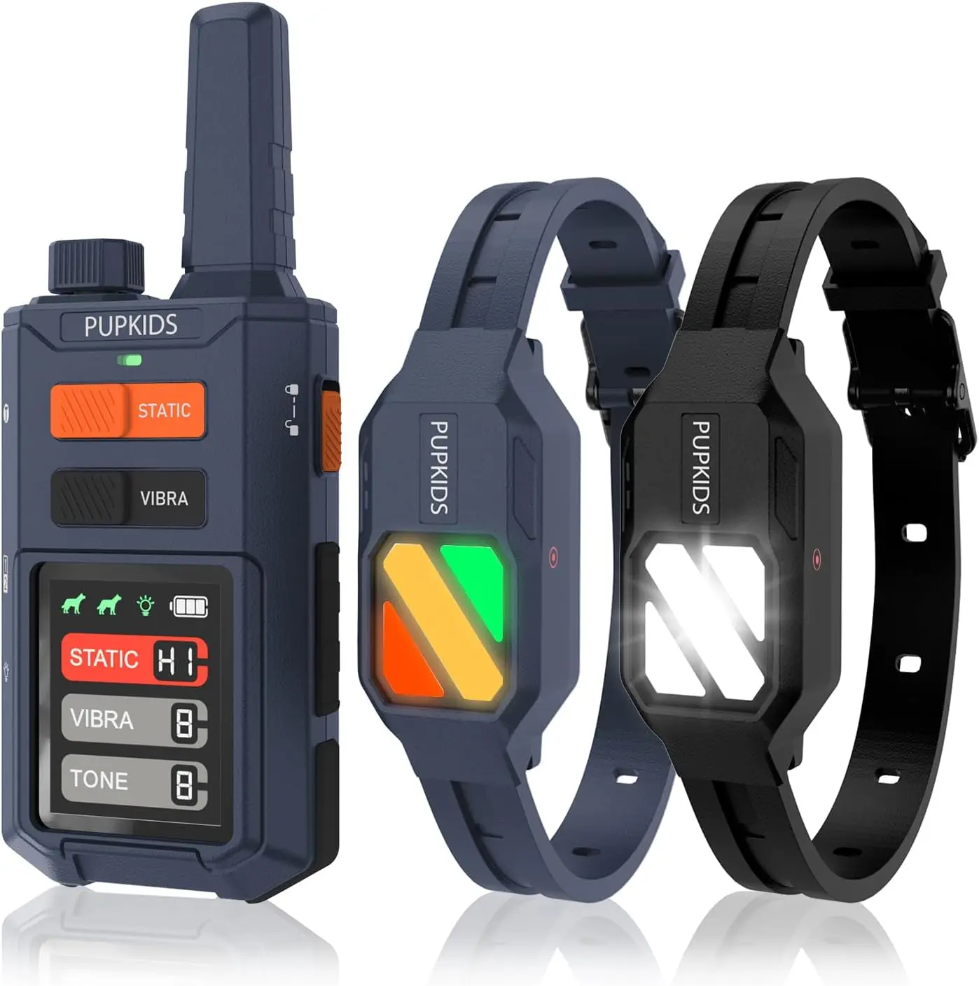 Dog Training Collar 2 Dogs (20-140 Lbs) - 4200FT Dog Training Collar with Remote, 4 Powerful Modes with 119 Training Levels Rechargeable Electric Dog Collar for Large Dogs