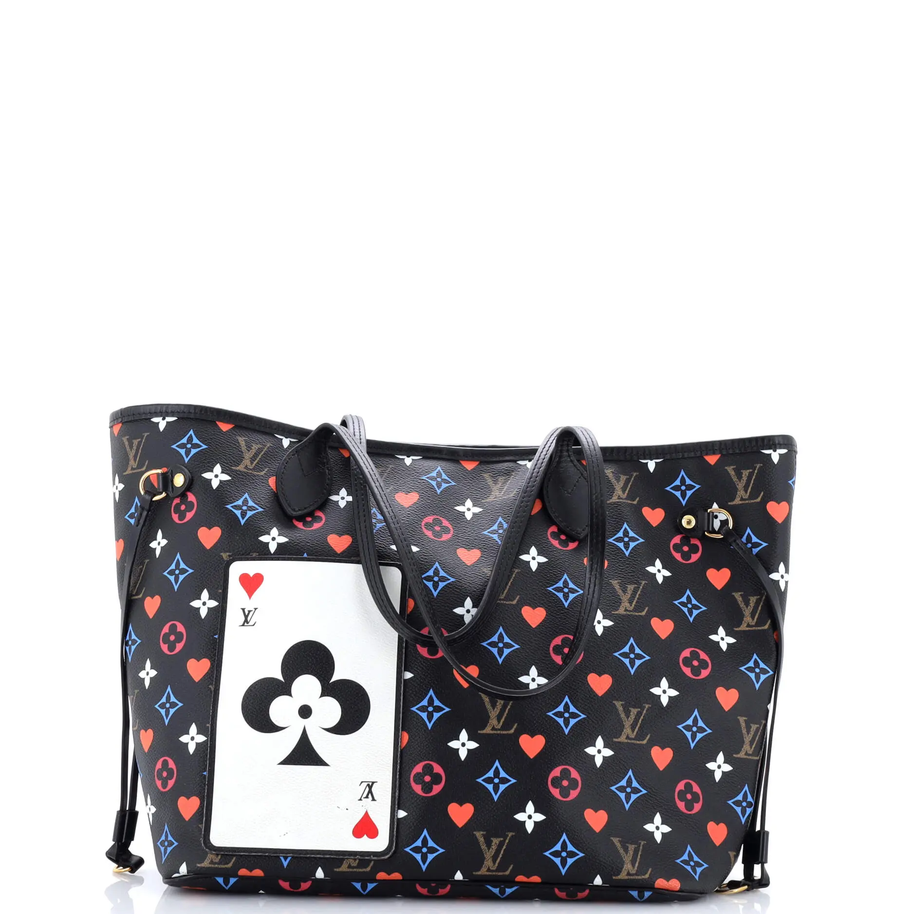 Pre-owned Louis Vuitton Canvas Coated Tote Bags REBAG Neverfull NM Tote Limited Edition Game On Multicolor Monogram MM by Rebag