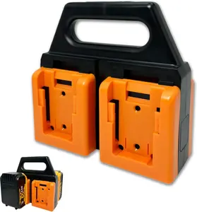 For DeWALT 18V/20V Lithium-ion Battery Storage Rack For Tool Hangers - One For Four Portable Hand-held Rack With Upgraded Features. 4 Sets Of Accessory For Electric Tools. Can Be CTO And Assembled Separately For Any One Of The Hangers. (NO battery )