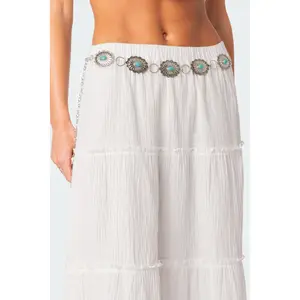 Turquoise Gem Pendant Belt