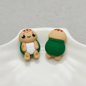 Turtle 3D Silicone Focal Bead (1 pc)