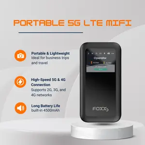Portable 5G LTE MIFI - Compact Design for Easy Transport, Ideal for Outdoor Use