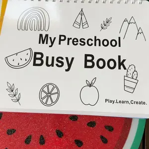 Learning Alphabet Number Color Recognition Book, 1 Set Learning Educational Book, Educational Supplies for Boys & Girls, Birthday Gift, Alphabet Learning Chart