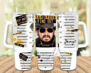 Yellowstone RIP F$&* Around and Find Out 40oz Insulated Travel Tumbler Portable Drinkware Mug for Hot Cold Drinks Bold Attitude Reliable Performance Perfect for Daily Use