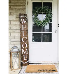 Welcome sign, welcome porch sign, front porch welcome sign, porch sign, wood welcome sign Wooden