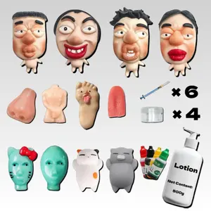 DIY Pimple Popping Toy Ultra-squishy Silicone 12 Toys Set Stress Relief ASMR Sensory Fun Reusable Non-Toxic