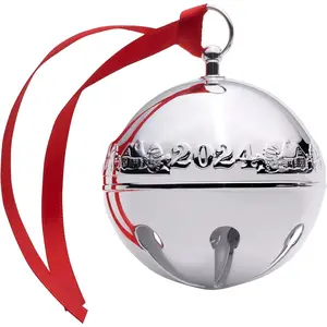 Wallace 2024 Silver Plated Sleigh Bell Ornament 54Th Edition Lifetime Brands Inc.