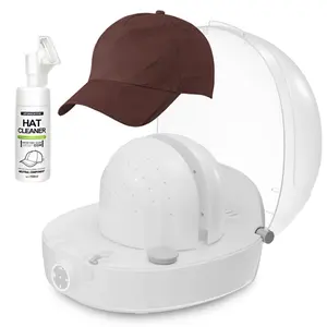 Professional Hat Ironing & Drying Machine, High Temp Sterilization, Hat Shaping & Odor Remover, Auto Mode One-Click Daily Care.