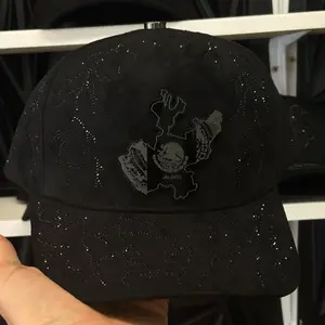 Jalisco Hats Rhinestones black red under visor SnapBack for men