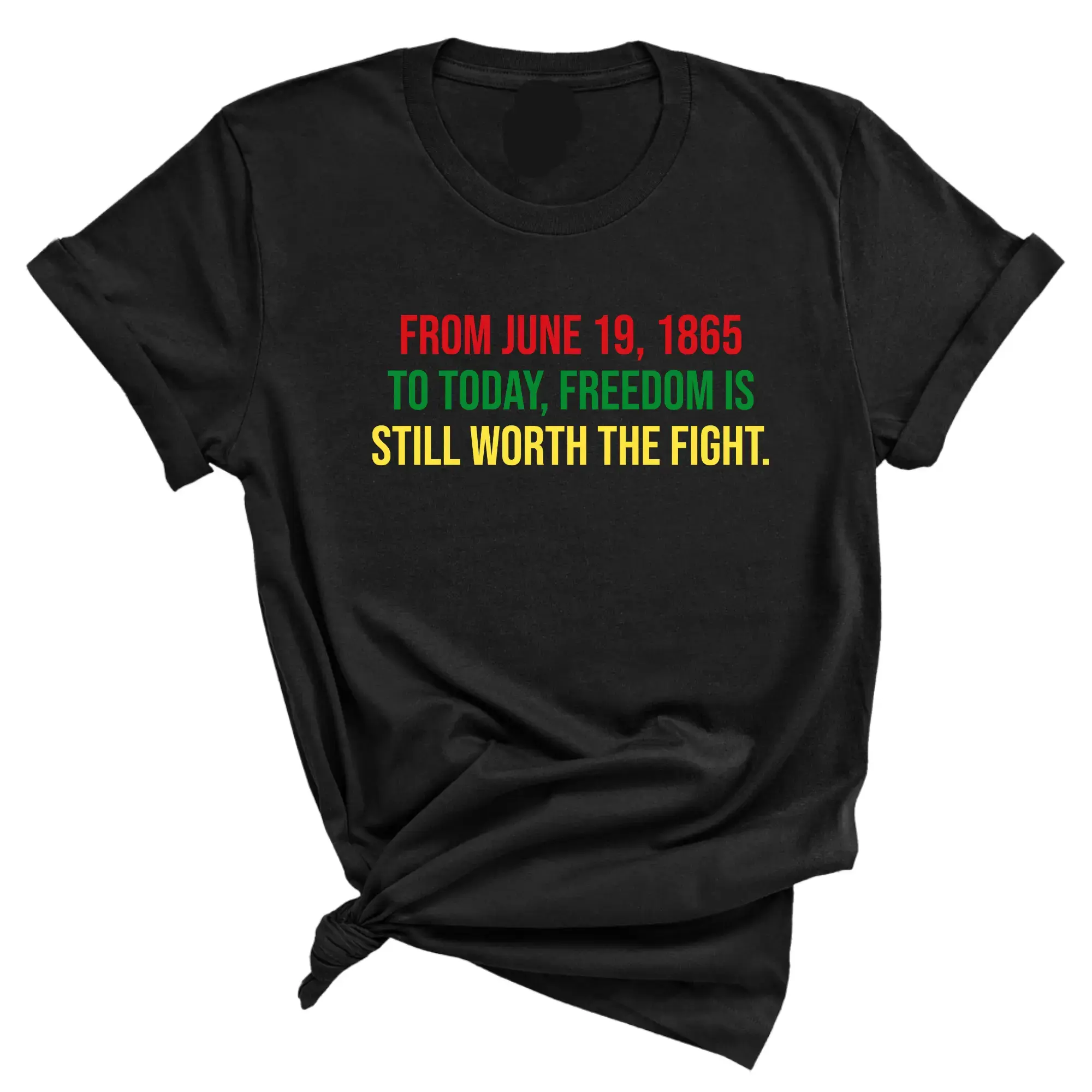 From June 19, 1865 to Today, Freedom Is Still Worth the Fight Unisex Tee zjy08
