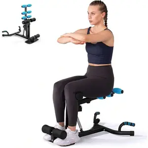 Deep Squat Machine, Adjustable Glutes workout for Home Gym Workout Training, Sit Up Machine for Abs and Muscle Building, Abdominal bench, Push Up Fitness Equipment, dealsforyoudays