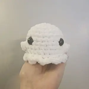 Handmade Crochet Ghost Plushie