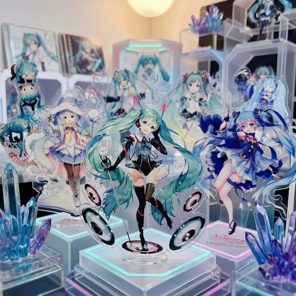 Miku acrylic stand hatsune miku cake topping (1 standee_8inch)