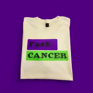 Cancer Support T Shirts with Bold Fask Cancer Design for Awareness and Support