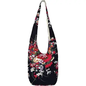 Women's Sling Crossbody Bags Large  Shopping Hobo Bag Handbag Top Zip Bags Handmade Messenger Bag Wallet