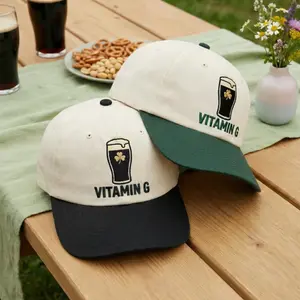 Vitamin G Guynness Hat, St Patricks Day Cap, St Patrick Day, Embroidered Beer Dad Hat, Irish Drinking Hat, Baseball Cap, Beer Cap