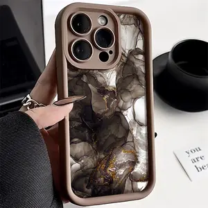 Colorful marble phone case for iPhone, soft candy-colored phone cover, suitable for iPhone 17/16/15/14/13/12/11/X/XS/XSMAX/16E/12.13MINI, a holiday gift for friends, family, and yourself, Christmas gift, New Year gift