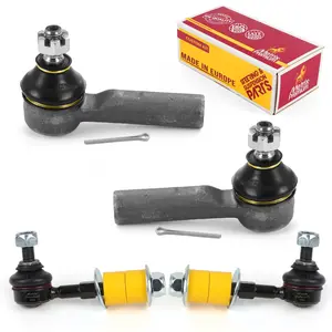 4 PC Outer Tie Rod End & Front Sway Bar Stabilizer End Link Kit  96044MT