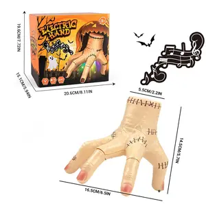 Wednesday Addams Family Hand Props, Halloween Cosplay Hand by Addams Family, Cosplay Hand Scary Props Decorations Gift for Family Masks
