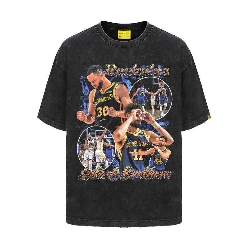 ROCKPLAN | American Streetwear Graphic Tee | Heavyweight Cotton Unisex Shirt (Short/Long Sleeve) | Urban Fashion TikTok Viral