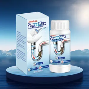 Jakehoe Drain Cleaner Anti-Clogging Agent, Fast Cleaning Dissolving Plumber Aid, Efficient Hair Grease Remover, Essential Plumbing Solution