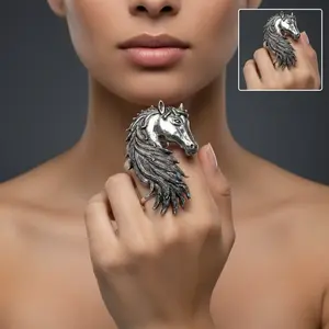Horse Large Stretch Ring