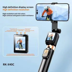 Selfie Tripod Wireless Remote Control with Face Object Tracking for Smartphones, Ideal for Taking Selfies Phone Alloy Aluminium