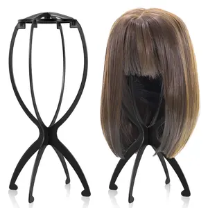 1/3pcs Wig Stand Holder Set – Foldable Display & Drying Rack For Wigs, Lightweight & Space-Saving