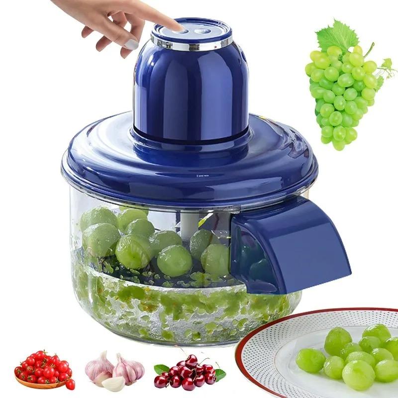 Automatic Electric Machine for Peeling Grapes, Skin Dissolving Hands-Free for Berries and Fruits, Fruit Preparation Tool, Easy P