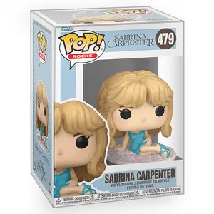 Funko POP Rocks - Sabrina Carpenter in Short n' Sweet Vinyl Figure with Epic Collectibles Premium Box Protector Included