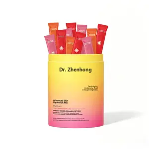Dr. Zhenhong Advanced Skin Hydration Mix with Electrolytes, Hyaluronic Acid & Verisol Collagen Peptides - Clinically Shown to Boost Hydration & Reduce Wrinkles - Available in 3 Flavors, 20 Sticks