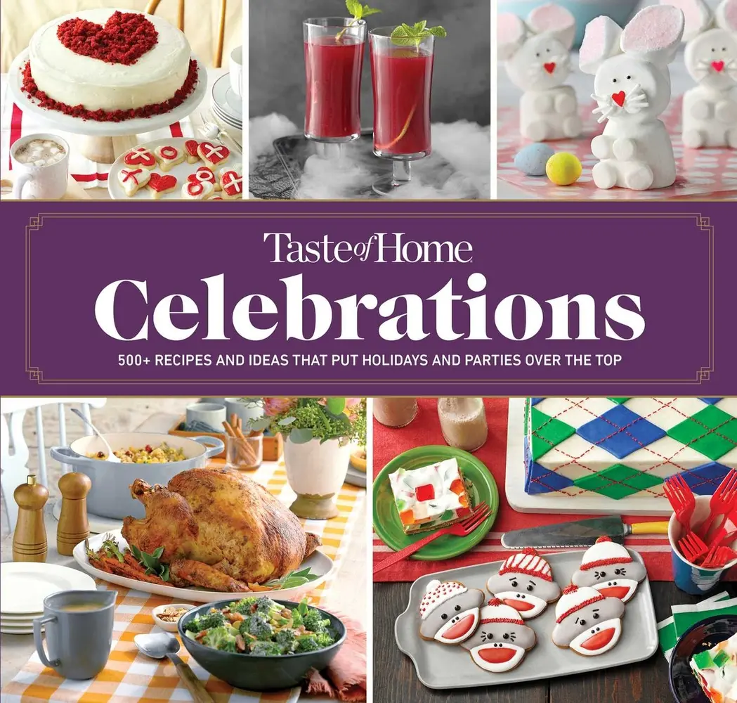 Used Spiral-Bound Book - Taste of Home Celebrations: 500+ Easy Family Recipes, Tips, Christmas Dinners & Perfect Party Planner Guide (English), Easy Recipe