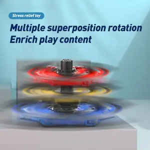 Fingertip Gyro Toy Fingertip Mechanical Top DIY Deformation Robot Metal Transformable Gyro Spinners Funny Finger Chain Robot Toy Fidget Spinners Stress Relief ADD ADHD Astium for Kids Adults