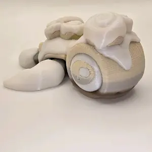 cinnamon roll turtle 3d print fidget