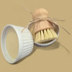 Cold Processed Dish Soap Bar All Natural with Lemon Scent Degreaser for Effective Cleaning