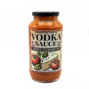 (3 Pack) Kensington Vodka Pasta Sauce - Simple Ingredients - Made Fresh in Pennsylvania - Large 24oz Jar - Low Sugar