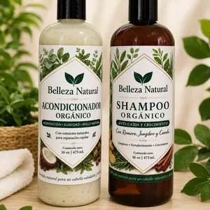 Organic Shampoo and Conditioner Set - Simply Organic Products Shampoo y Acondicionador Orgánico