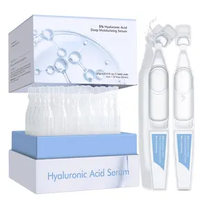 5% Hyaluronic Acid Serum,Ultra Hydrated Vial of Hyaluronic Acid Tubes,Awaken Natural Perfection for Face Serum Hydrated ,Anti-Aging, Deep Moisturizing, Revitalizing Skin (1.5ml*30Pcs)