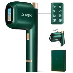 JOVS Laser Hair Removal 24J Energy] IPL Hair Removal for Women and Men 37°F Painless Sapphire Ice-Cooling Tech 6 Modes for Whole Body Hair Removal Device 2 in 1 Skin Rejuvenation 330° Rotation