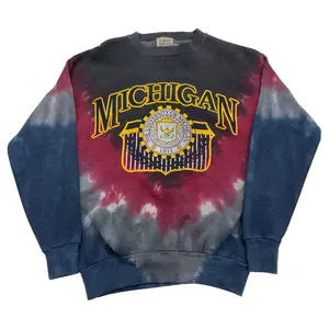 Michigan Tie Dye Crewneck