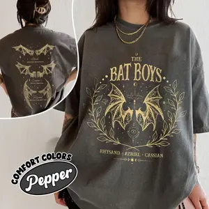 The Bat Boys Comfort Colors Shirt, Acotar Bookish T Shirt The Night Court Illyrians, A Court Of Thorns And Roses Rhysand Cassian Azriel LJG