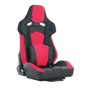 Donext Universal PVC Bucket Style Reclinable Sport PU Leather Simulator Racing Seat with Adjustable Lock Slide