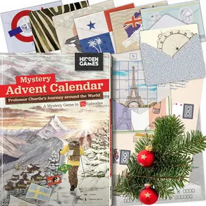 Hidden Games - Professor Charlie's World Tour - Advent Calendar 2025 - a Puzzle Game in 24 Episodes (English Edition)