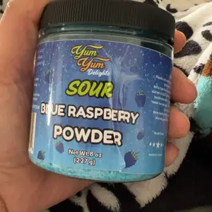 Candy Dipping Powder - Sour Blue Raspberry - Wild Cherry - Cotton Candy - Lick Dip Coating Powder Razz