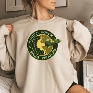 Korok Space Program Sweatshirt, Zelda Korok, Hyrule Korok Sweatshirt, Tri Force Sweatshirt, Breath of the Wild Hylian, Cute Sweatshirt, trenddy Sweatshirt