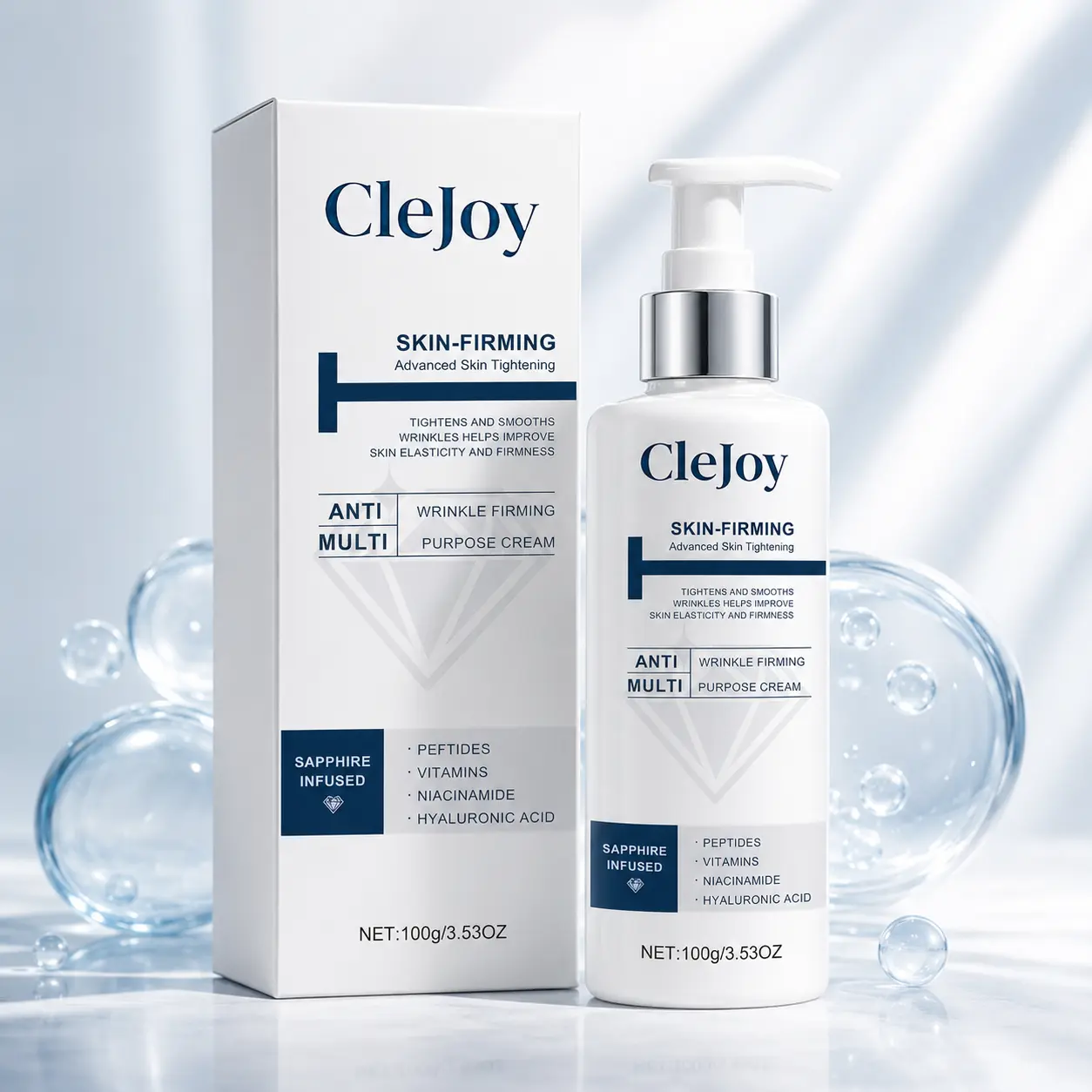 Peptide Body Firming Lotion Skin Tightening Moisturizer for Smooth Glazed Skin Helps Enhance Skin Elasticity Hydrating Mild Moisture Quick Absorbing Body Care