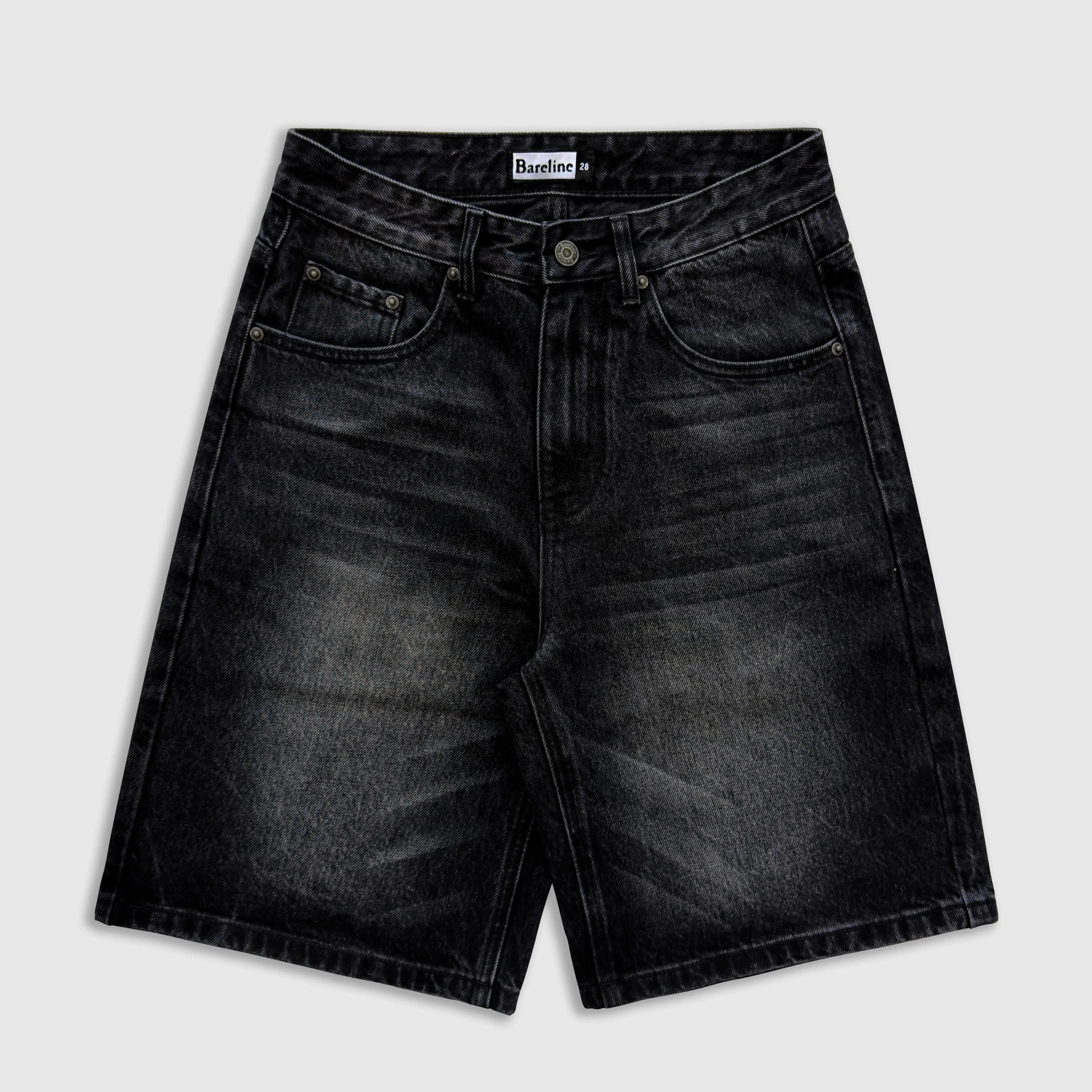 Stone Wash Jorts
