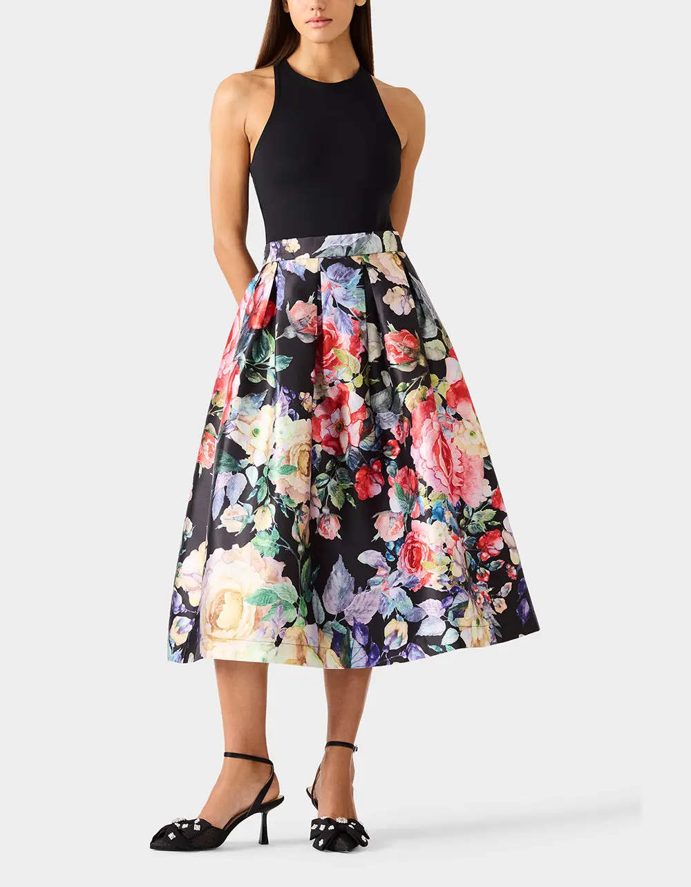 BOTANQUE SKIRT BLACK