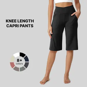 G4Free Loose High-Waist Casual Cropped Yoga Pants Shorts Women 14"/23" G4Free Loose High-Waist Casual Cropped Yoga Pants Shorts Women 14"/23"